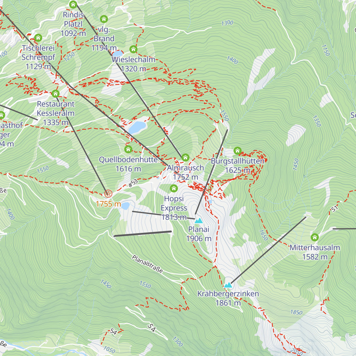 Schaf-Alm map