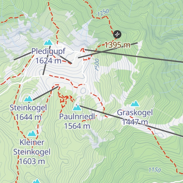 Map of Naturfreundehaus- Kranabethhütte