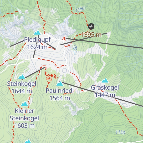 Map of Kranabeth-Hütte