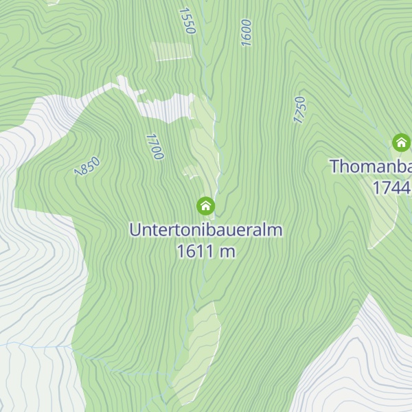 Map of Untertonibaueralm