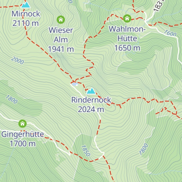 Map of Rindernock