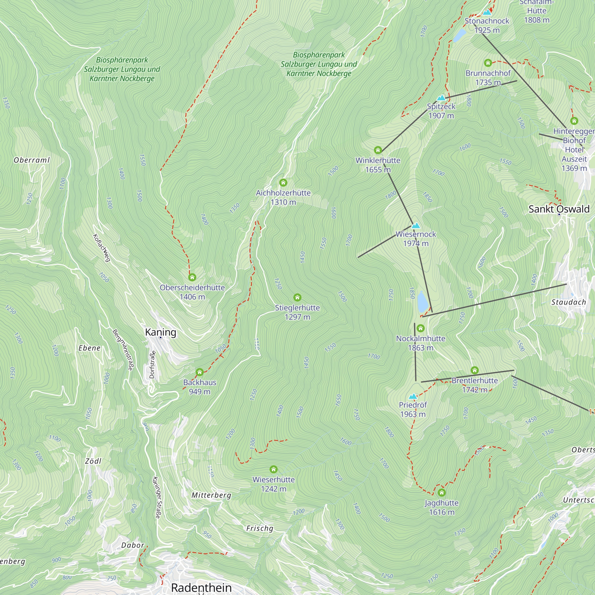 Stieglerhütte map