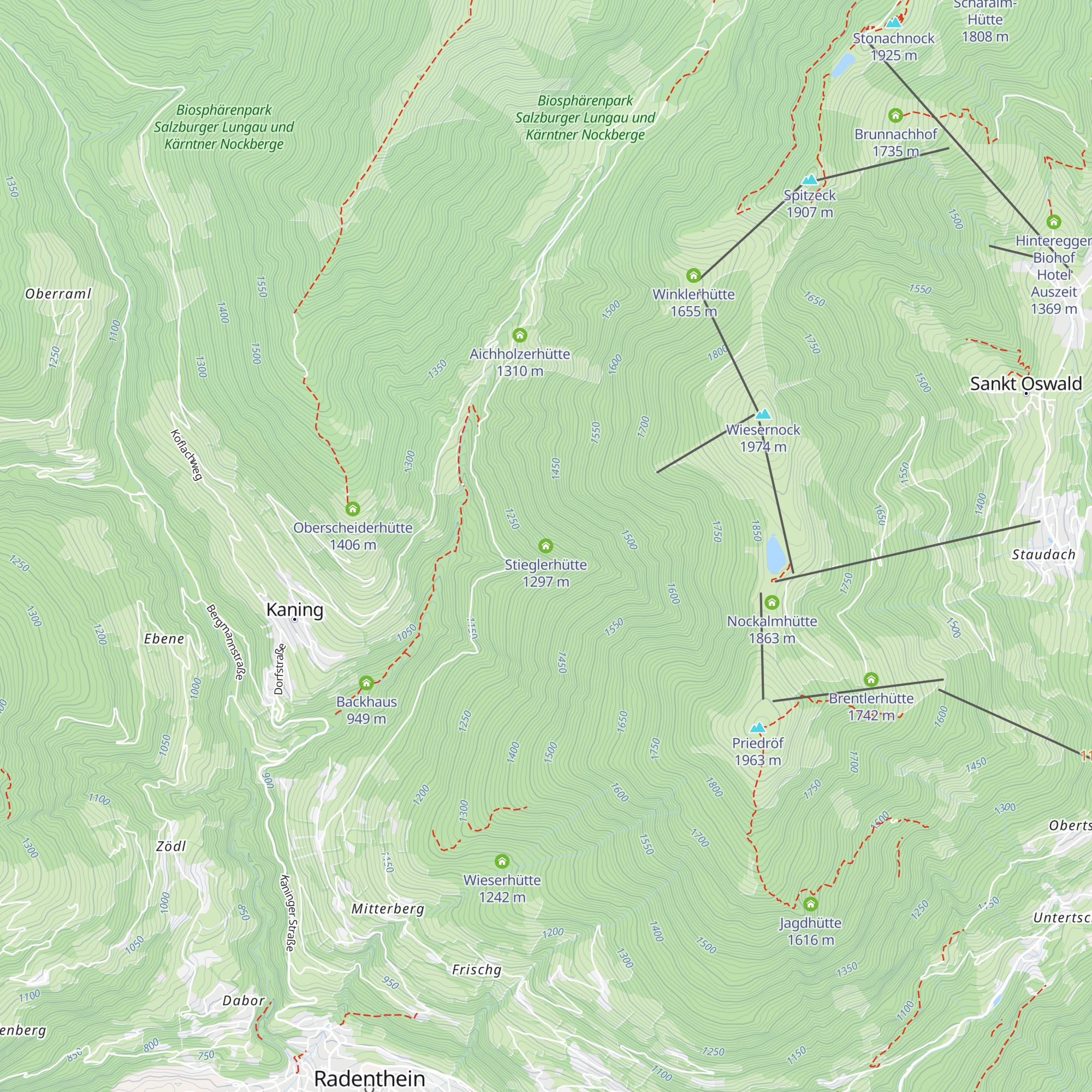 Stieglerhütte map