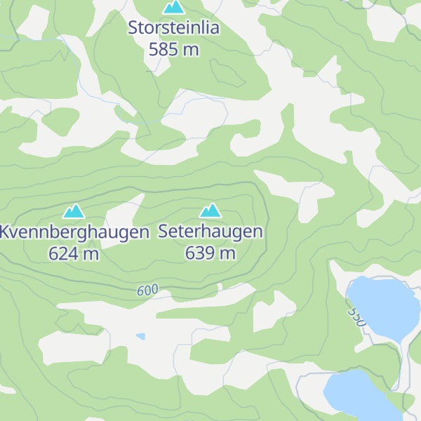 Map of Seterhaugen