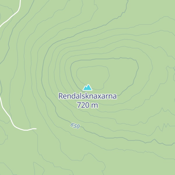 Map of Rendalsknaxarna