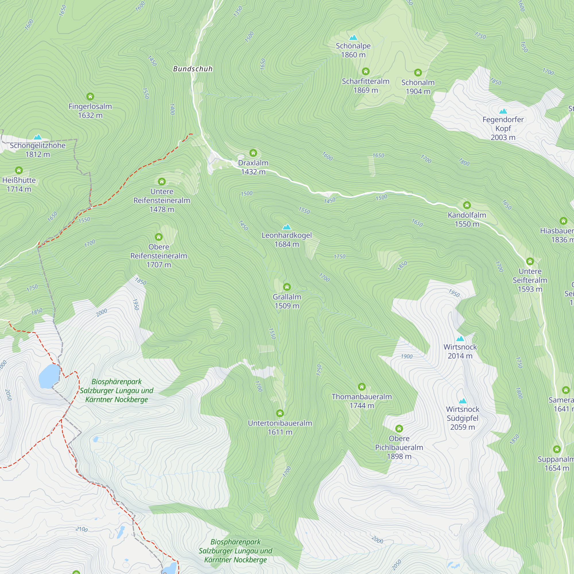 Grallalm map
