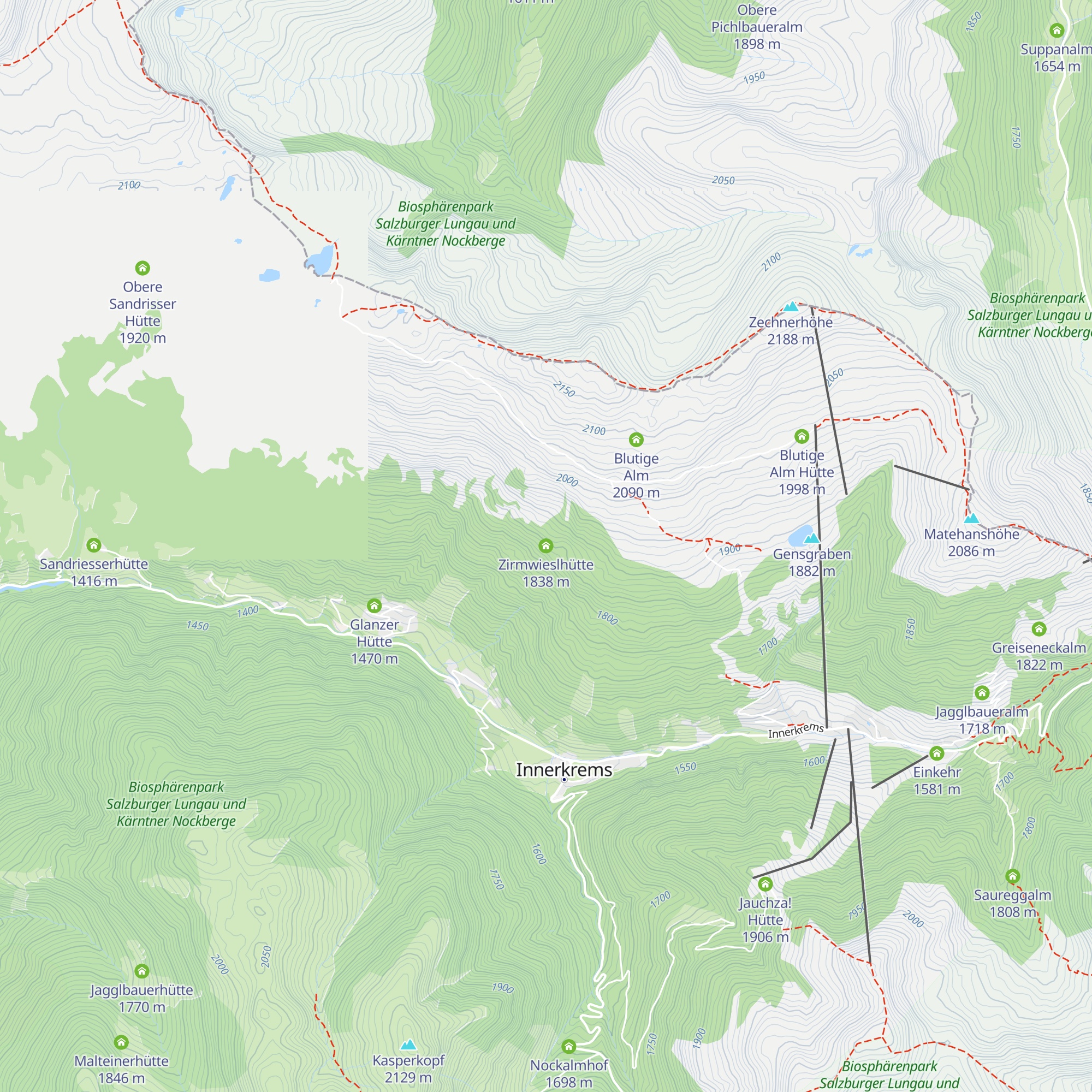 Zirmwieslhütte map