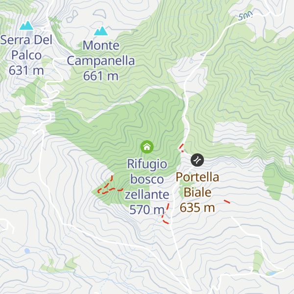 Map of Rifugio bosco zellante