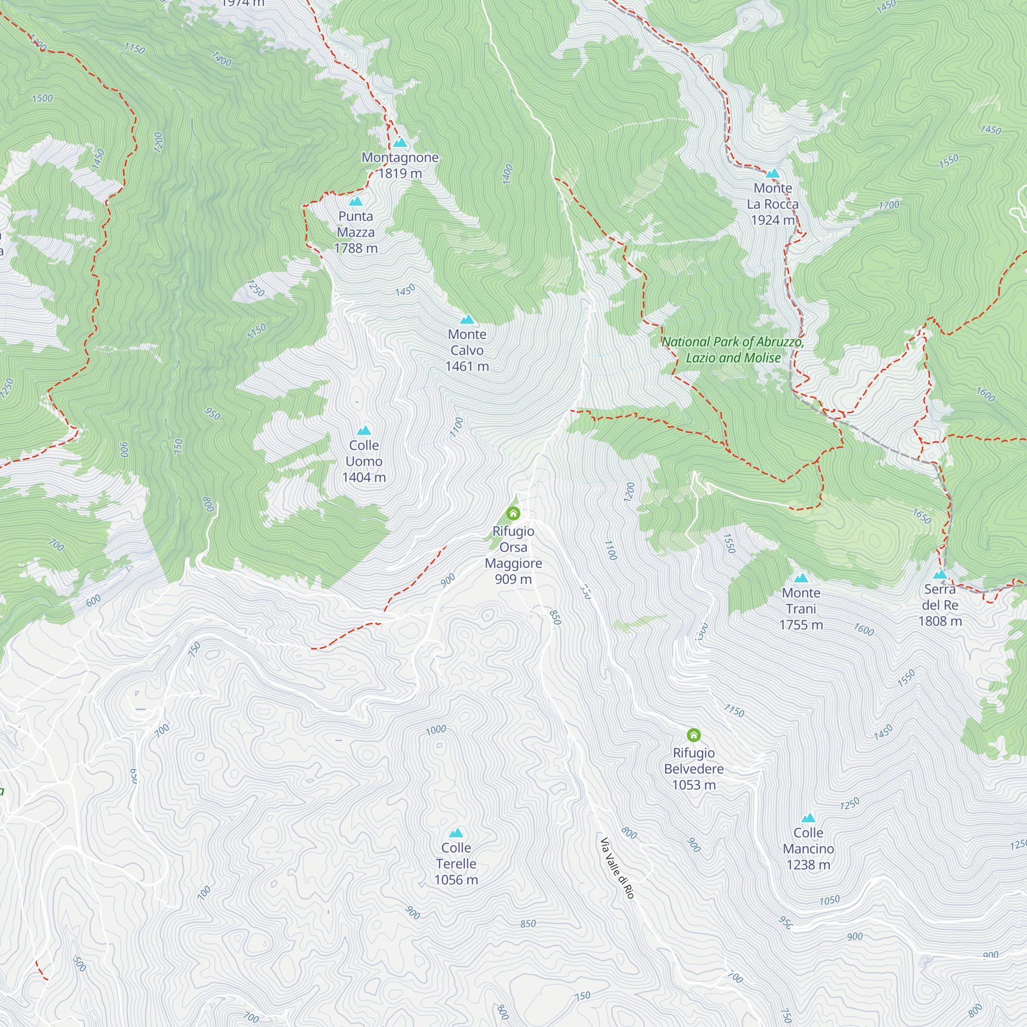 Rifugio Orsa Maggiore map