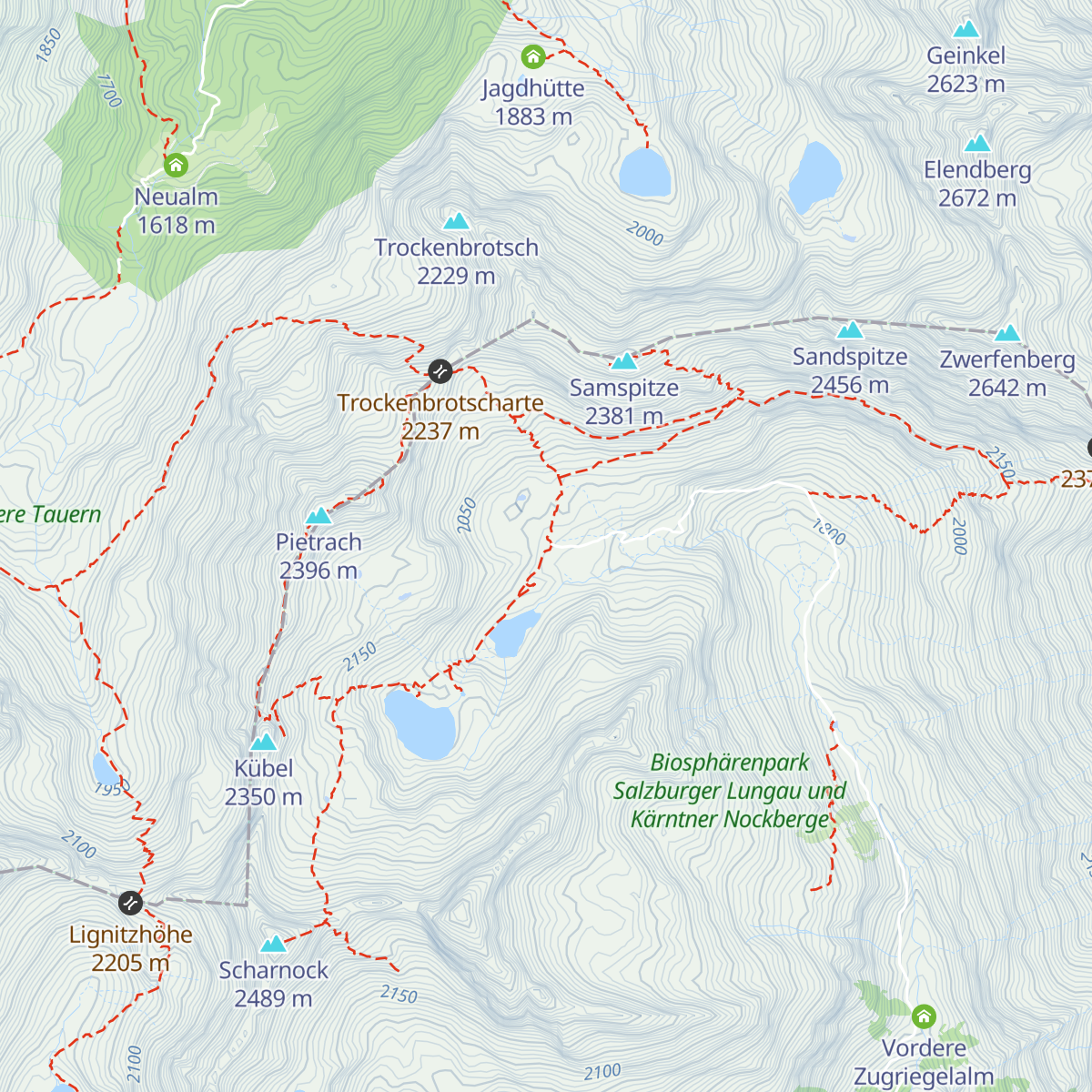 Landawirseehütte map