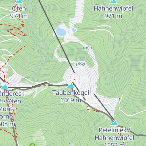 Map of Bergrestaurant Dreiländereck