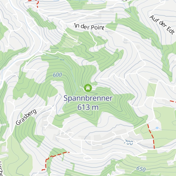 Map of Spannbrenner