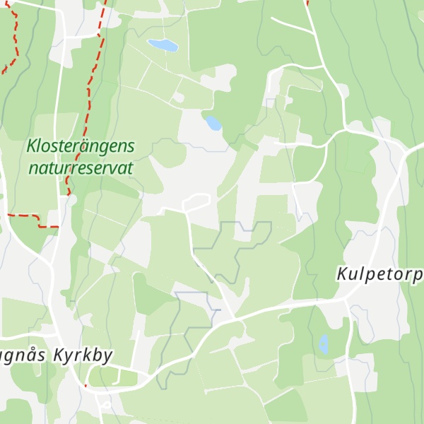 Map of Lugnåsberget