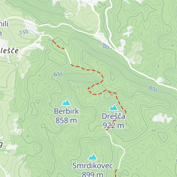 Map of Vetrnik
