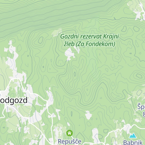 Map of Črnovnik