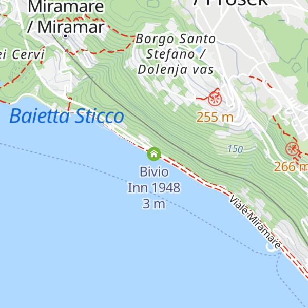 Map of Bivio Inn 1948