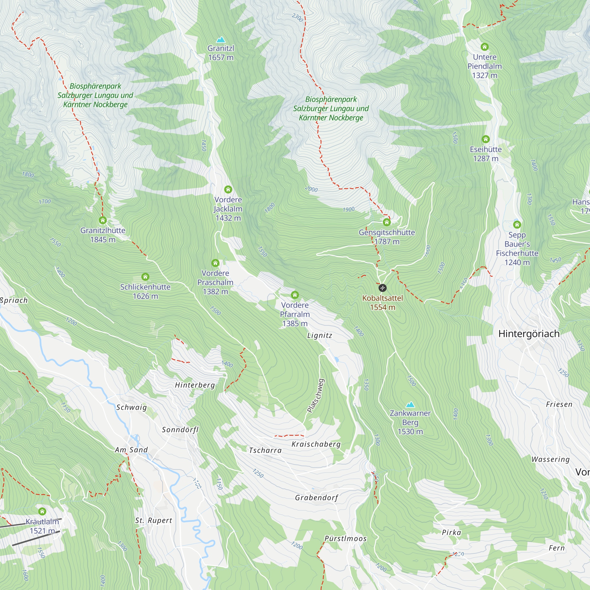 Vordere Pfarralm map