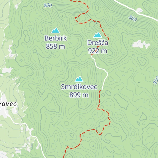 Map of Smrdikovec