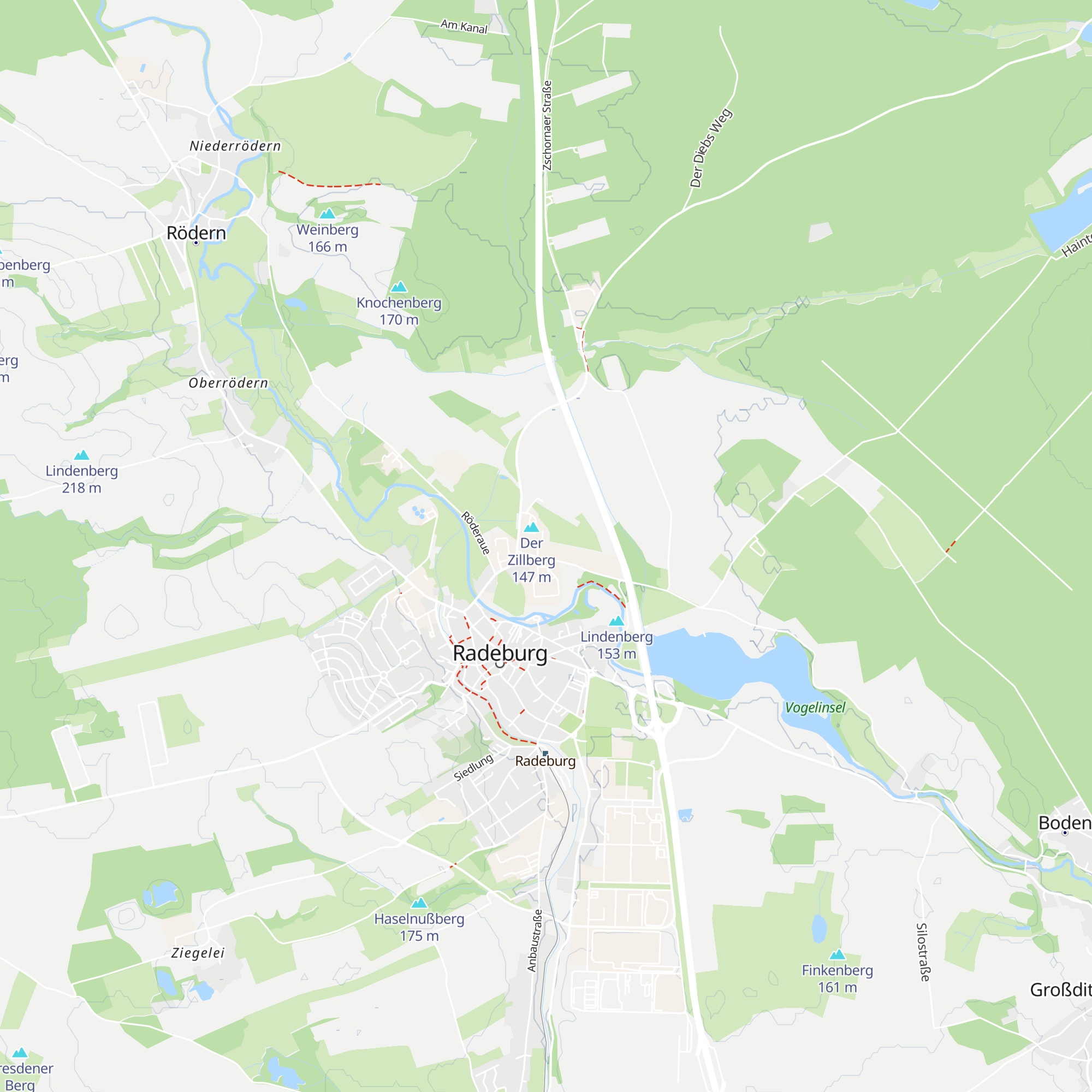Bauhütte map
