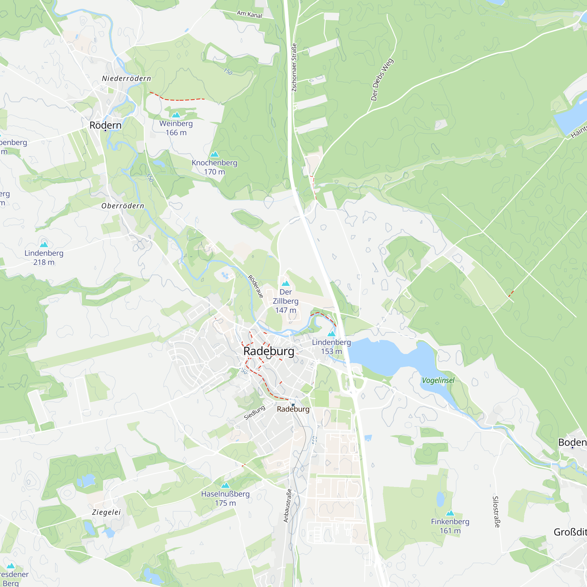 Bauhütte map