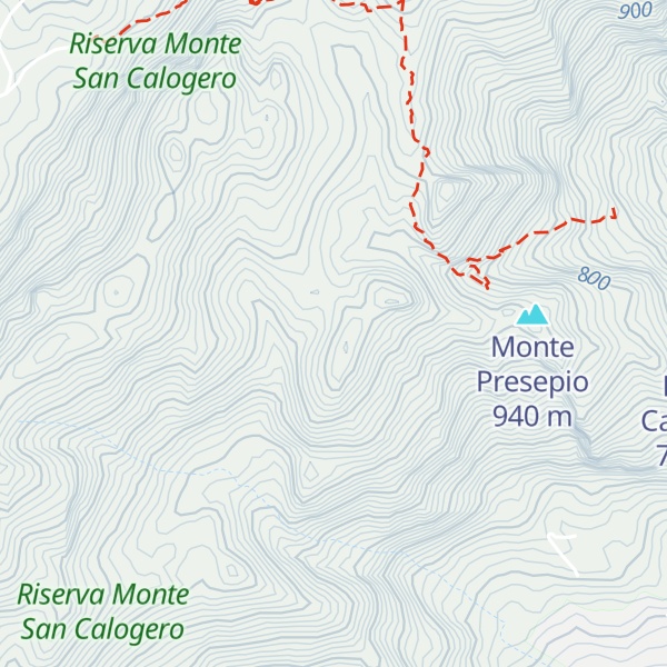 Map of Pizzo L'Eremita