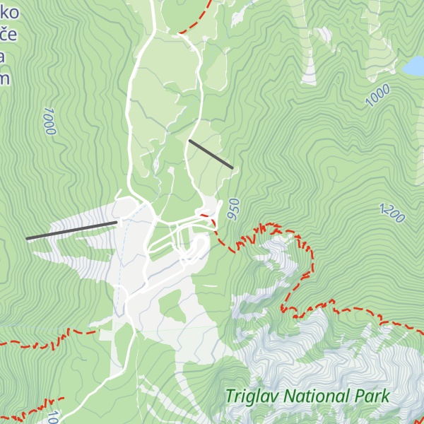 Map of Hotel Dom Planica