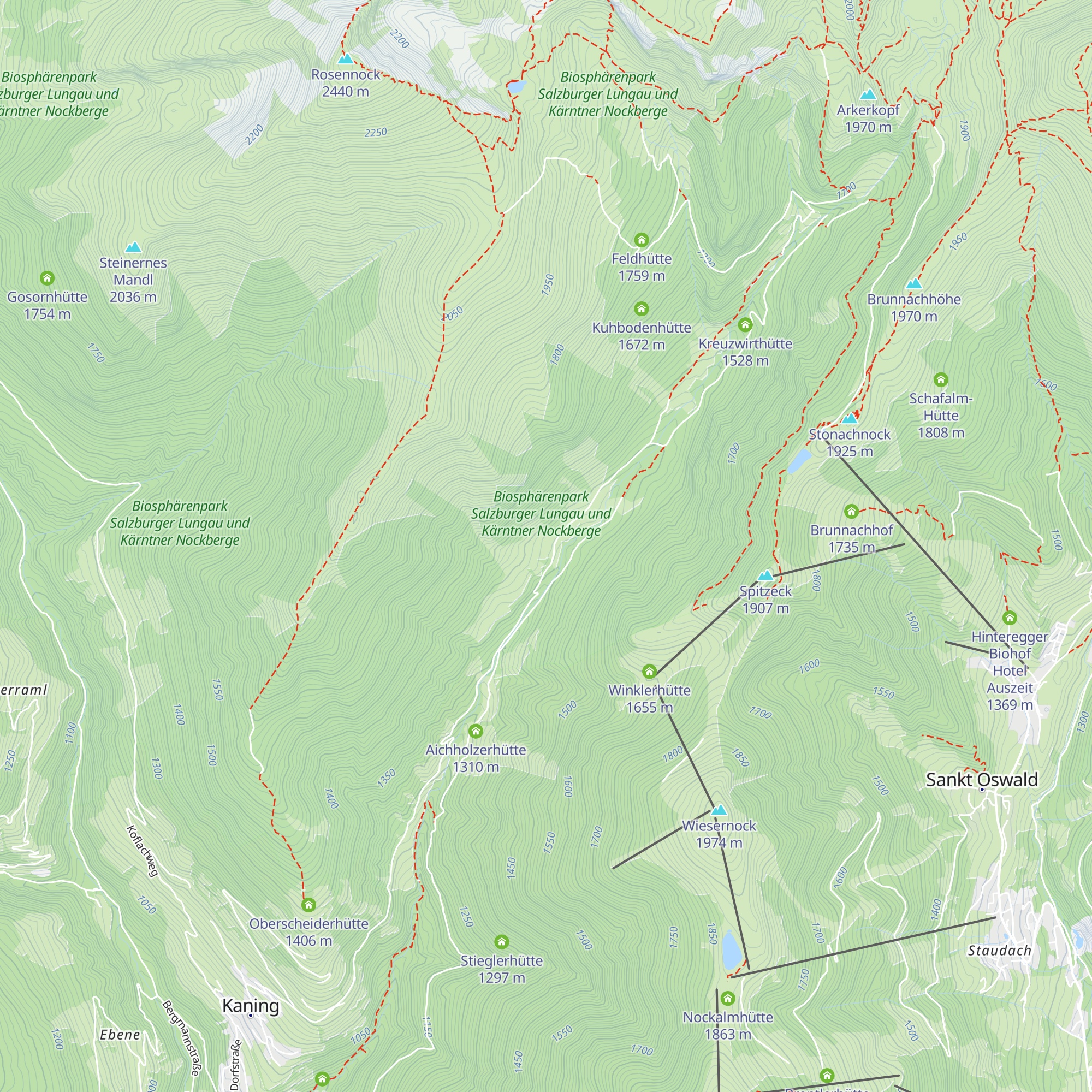 Veidlhütte map