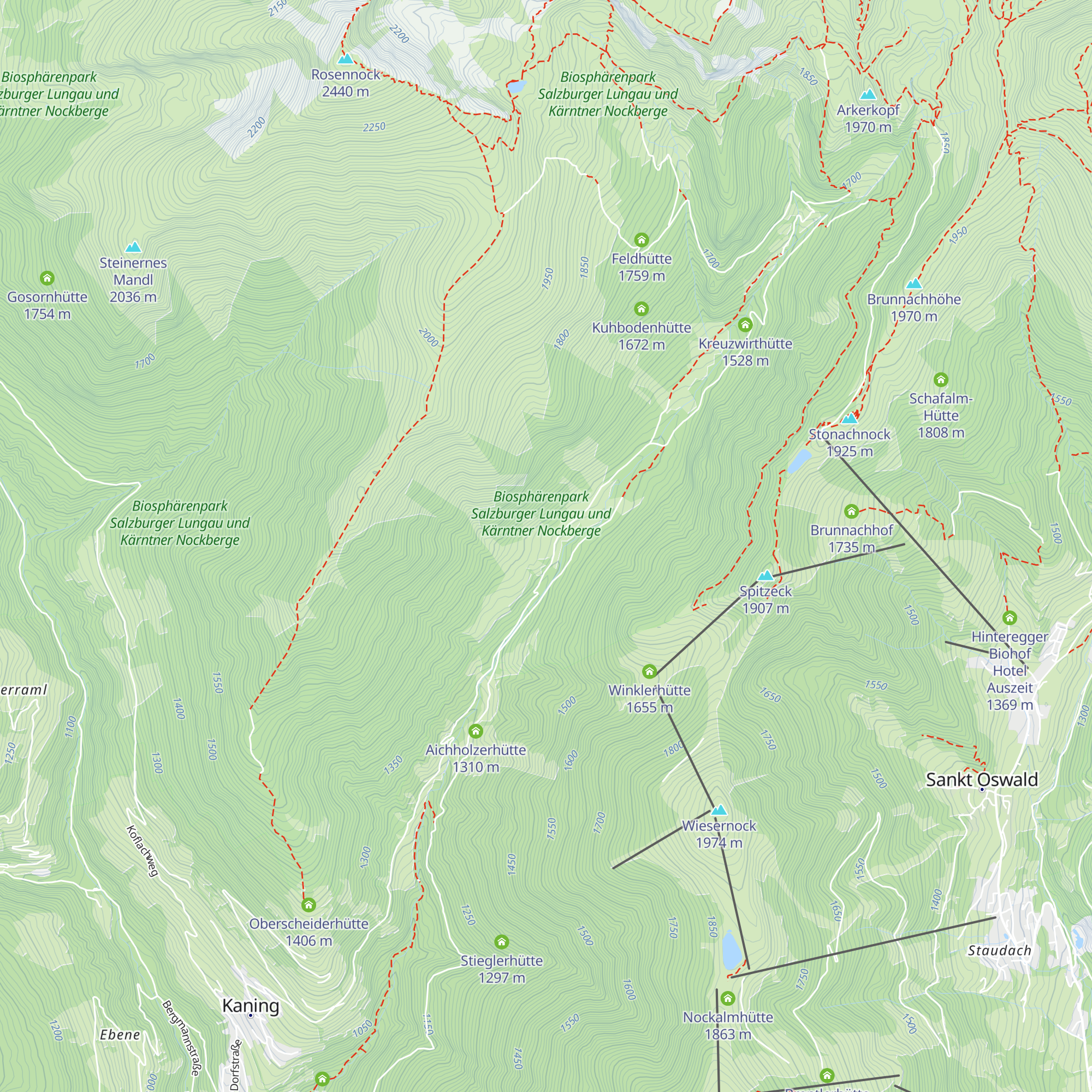 Veidlhütte map