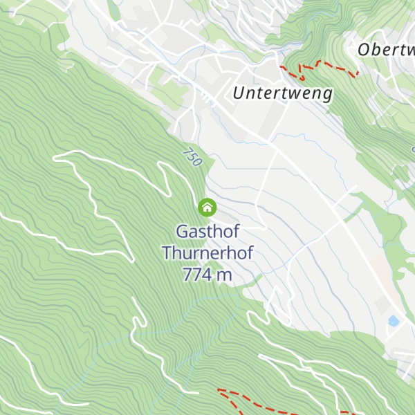 Map of Gasthof Thurnerhof