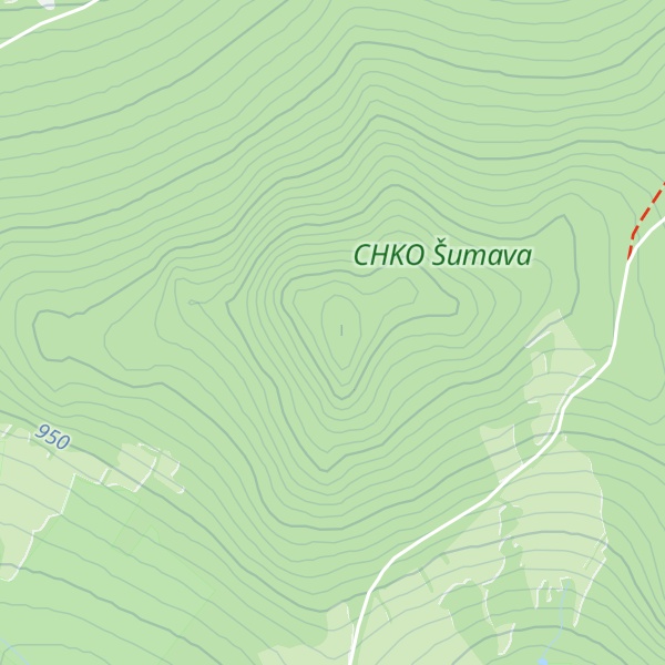 Map of Žlíbský vrch