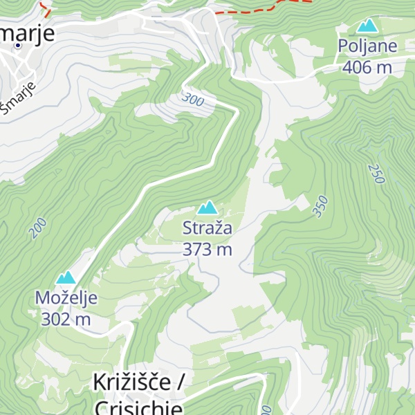 Map of Straža