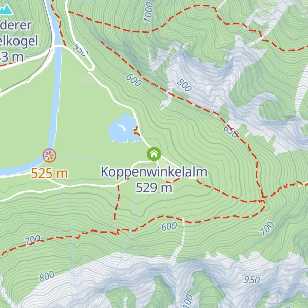 Map of Koppenwinkelalm