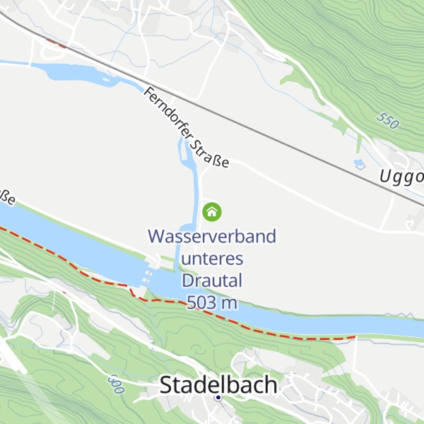 Map of Wasserverband unteres Drautal