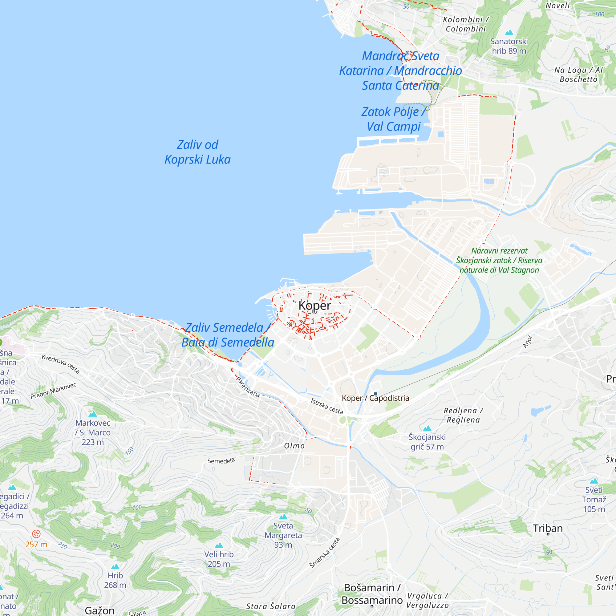 Tourist information center map