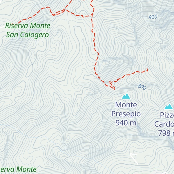 Map of Monte Pignatazzo