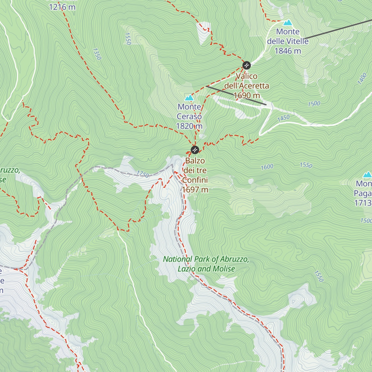 Rifugio Di Iorio map