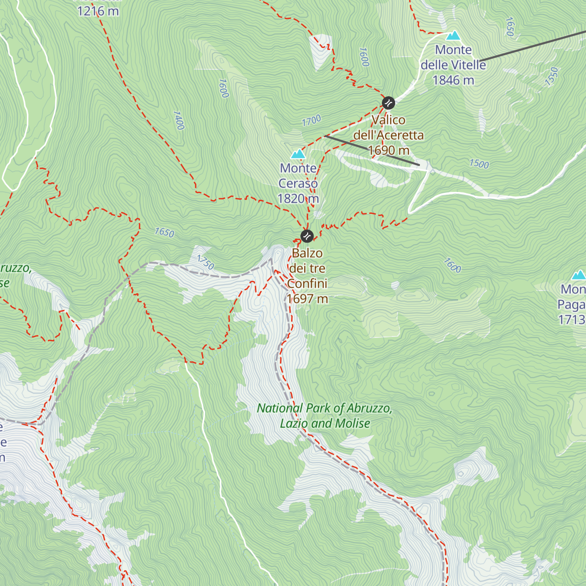 Rifugio Di Iorio map