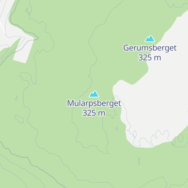 Map of Mularpsberget