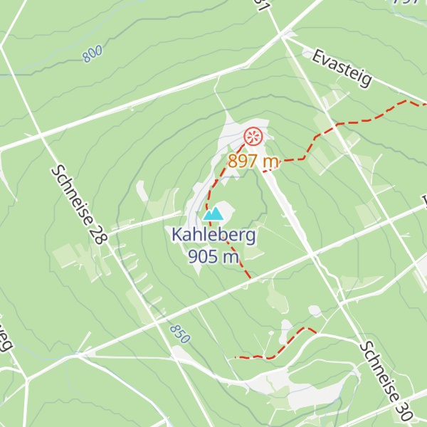 Map of Kahleberg