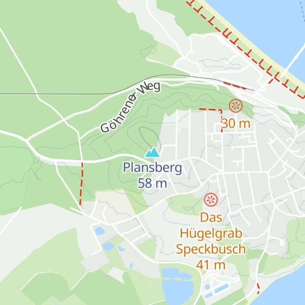 Map of Plansberg