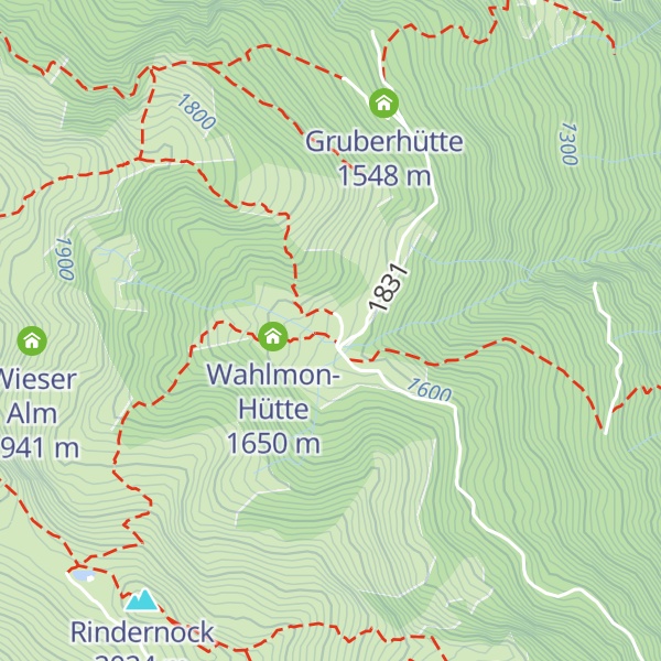 Map of Wieser Hütte