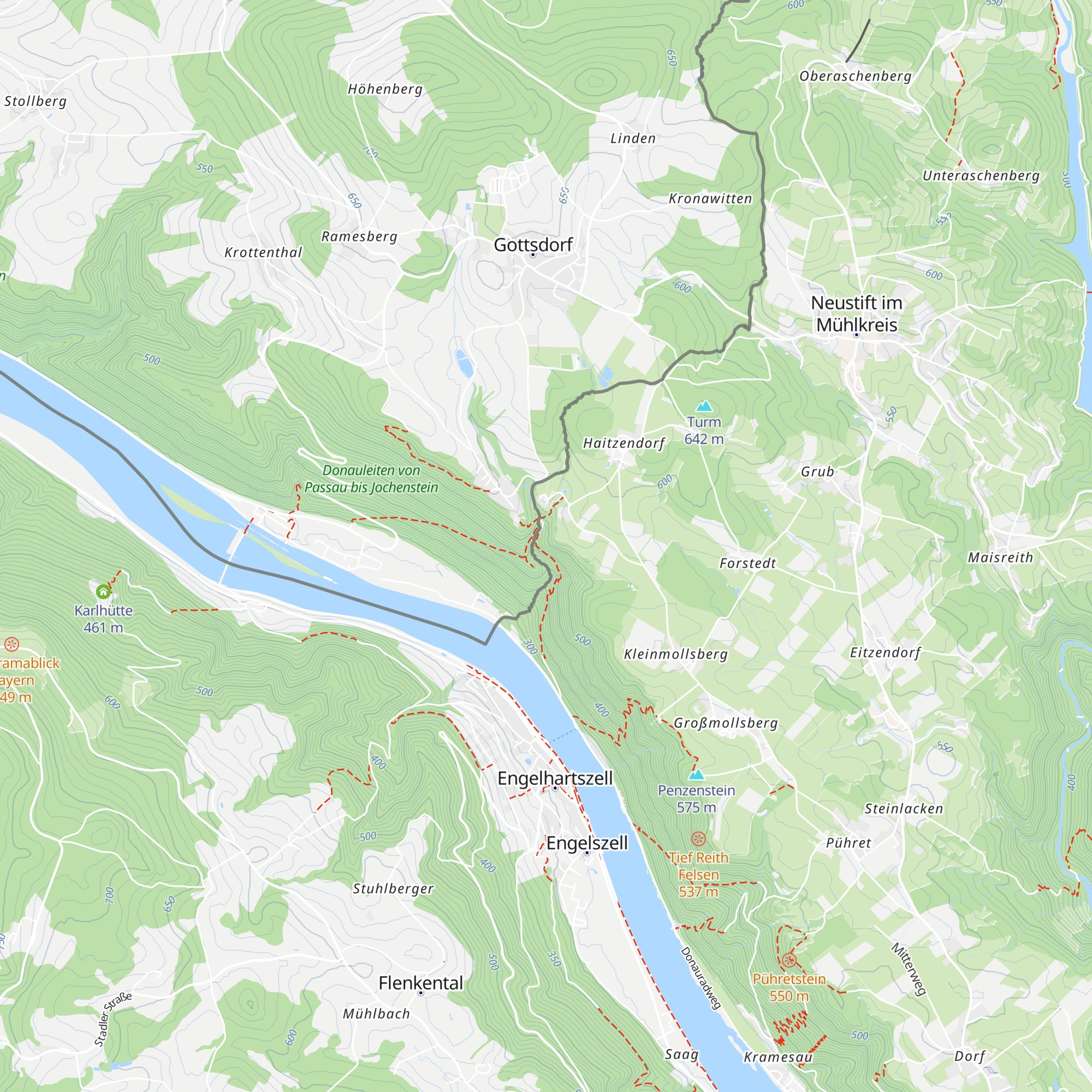 Öttl-Hütte map