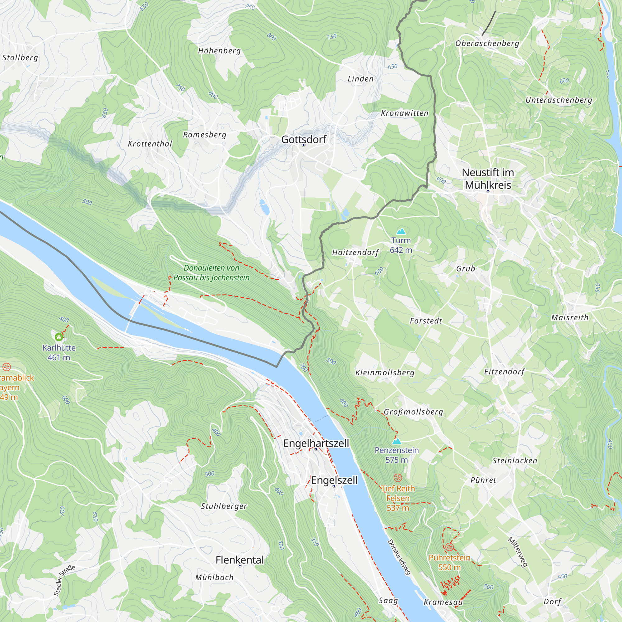 Öttl-Hütte map