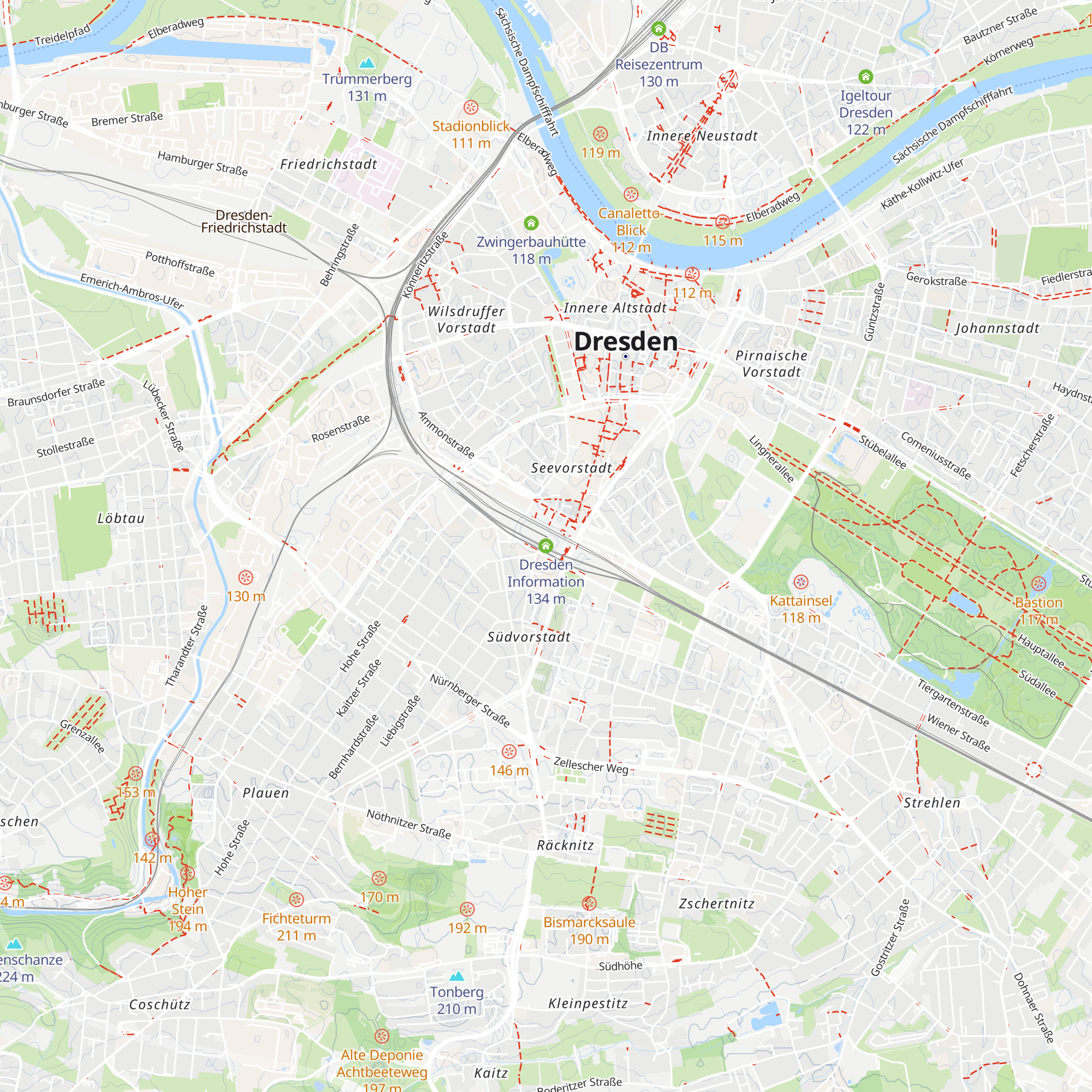 Dresden Information map