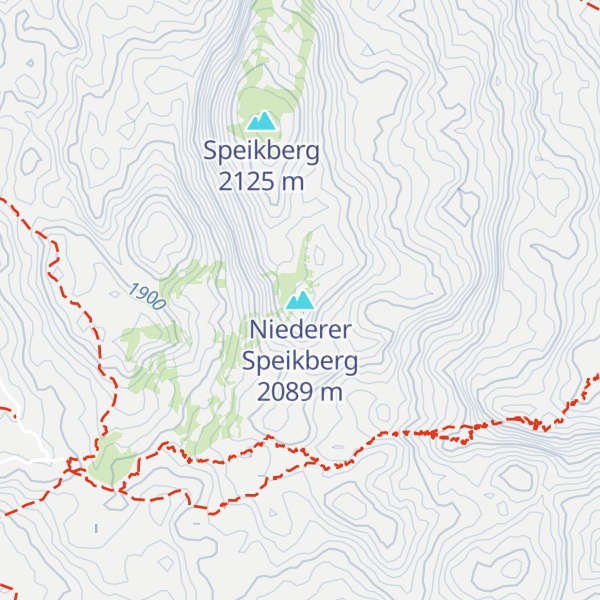 Map of Niederer Speikberg
