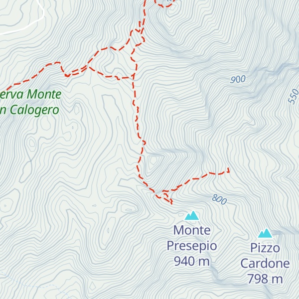 Map of Monte S. Nicasio