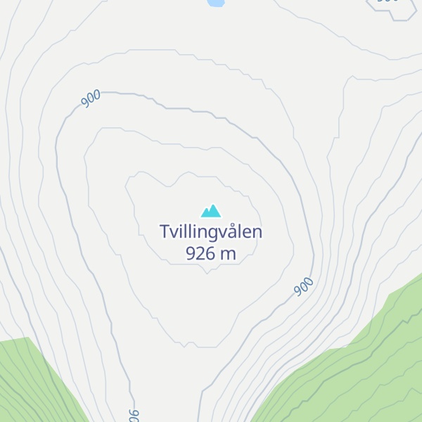 Map of Tvillingvålen