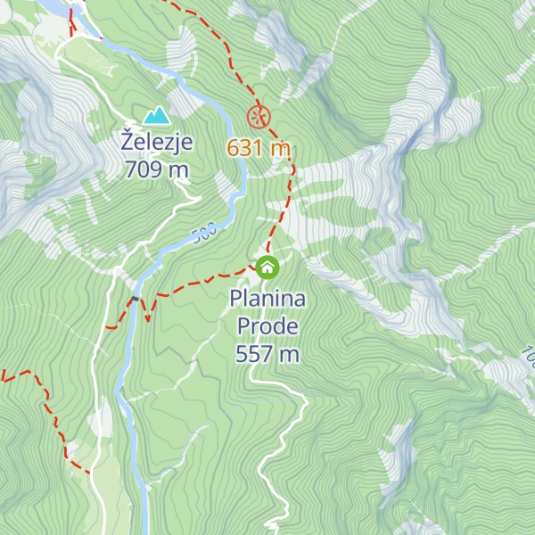 Map of Planina Prode