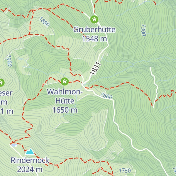 Map of Melzerhütte