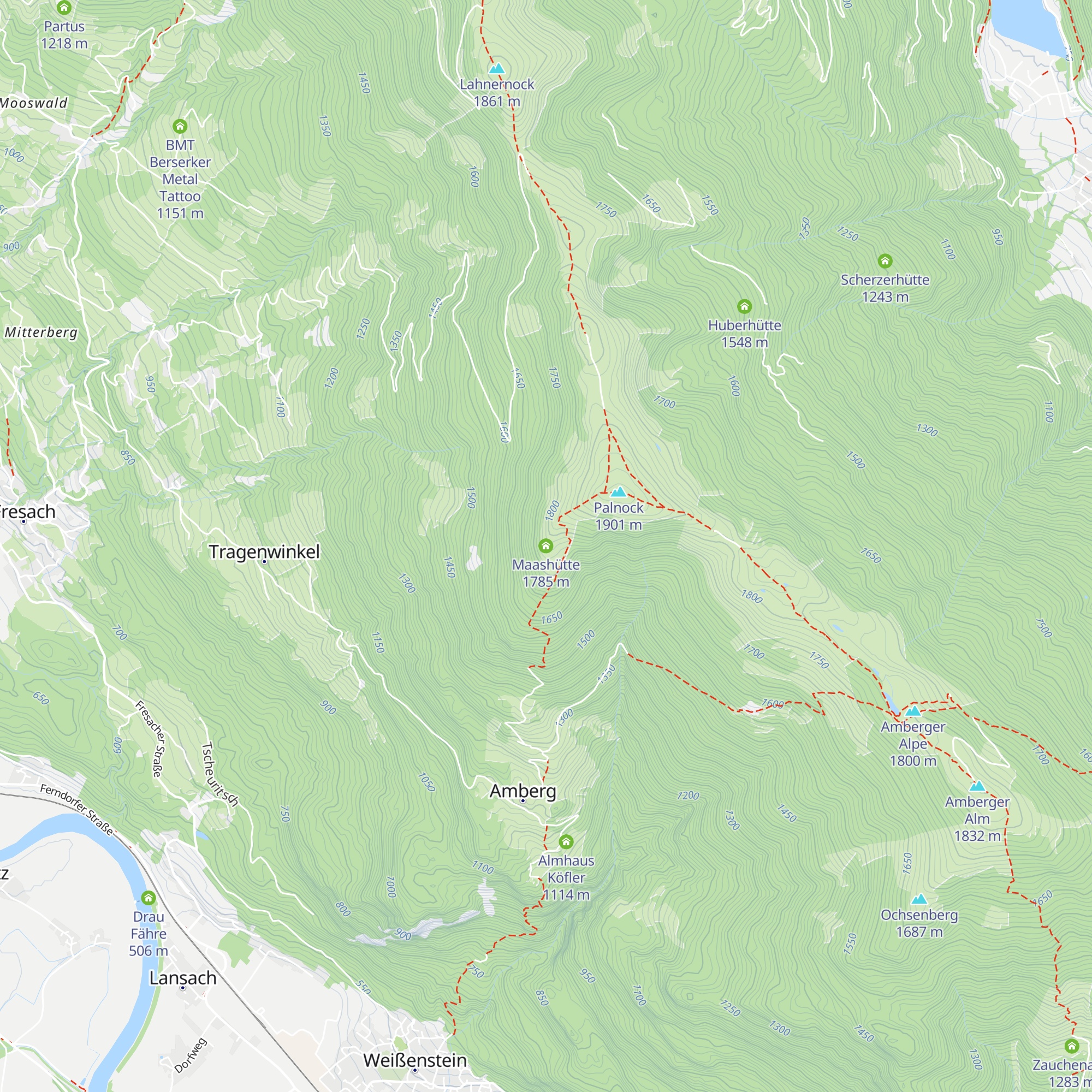 Maashütte map